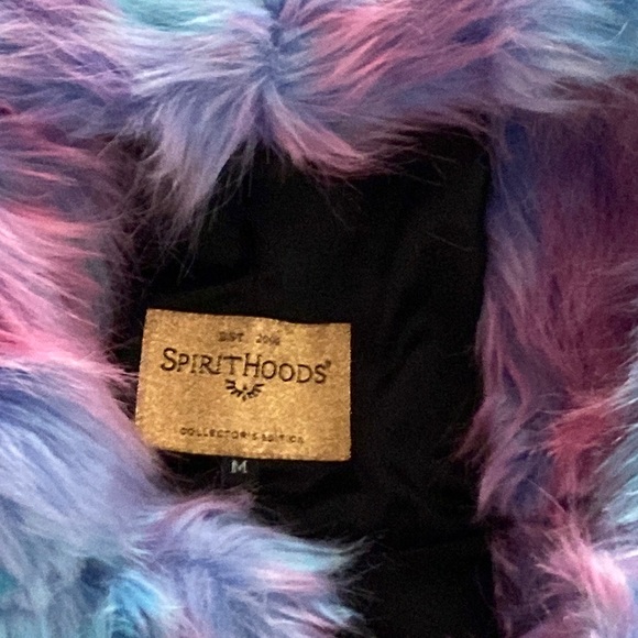 COTTON CANDY BEAR CLASSIC FAUX FUR COAT - Picture 5 of 6